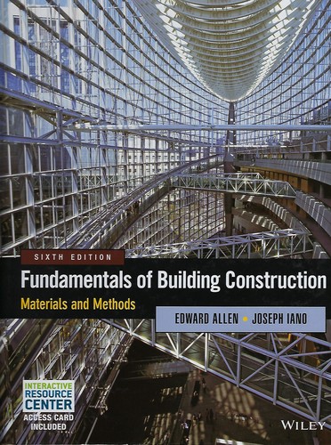 Fundamentals of Building Construction: Materials and Methods