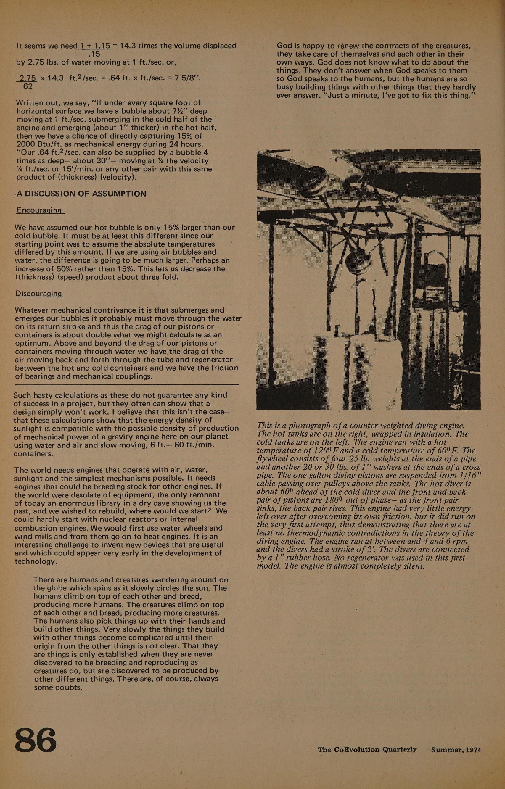 CoEvolution Quarterly — Gravity Engines Scans (1974)